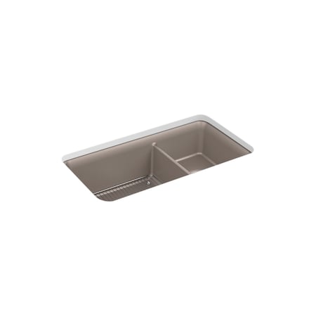Kohler Cairn Undermount Offset Sink W/Rack 8204-CM3